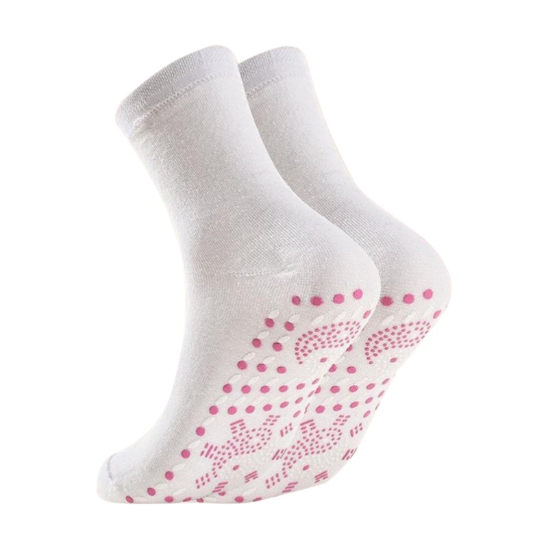 Heated Socks, Self Heating Socks, Tourmaline Self-Heating Magnetic Socks, Massage Socks for Men and Women, Foot Warmer Socks, Great for Outdoor Mountaineering, Skiing, Fishing - Image 1