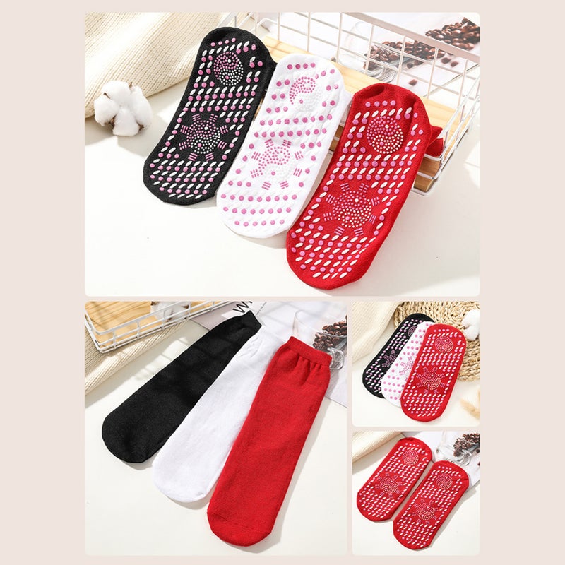 Heated Socks, Self Heating Socks, Tourmaline Self-Heating Magnetic Socks, Massage Socks for Men and Women, Foot Warmer Socks, Great for Outdoor Mountaineering, Skiing, Fishing - Image 5