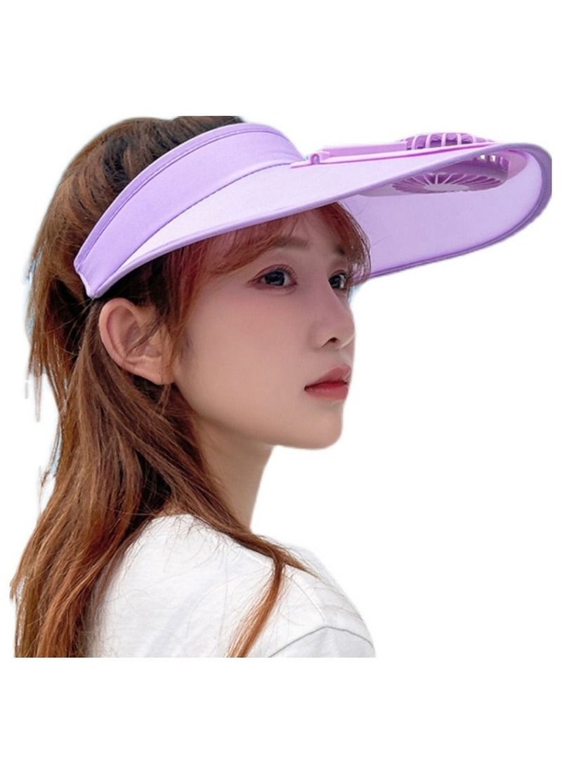 DubaiGallery Outdoor Fan Cooling Peaked Cap Usb Breathable Shade Sunscreen Women Men Hat Beach Visor Hat Required Security Summer Sports Cap - Image 3