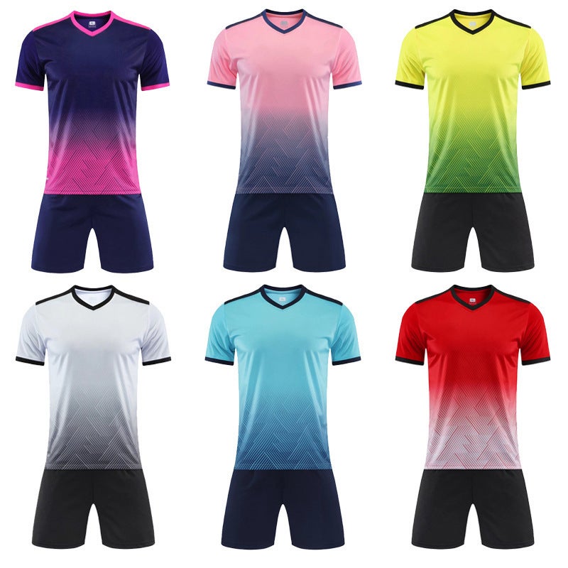 New Year'S Football Uniform Set Printed With Spring Festival Cup Game Team Uniform For Junior High School Students And Kidsren Quick-Drying Short-Sleeved Football Clothes - Image 4