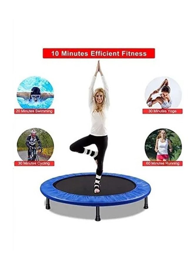 Max Strength 40'' Fitness Trampolines, Foldable Mini Trampoline for Adults and Kids with Safety & Anti-Skid Pads 120cm  - Image 3