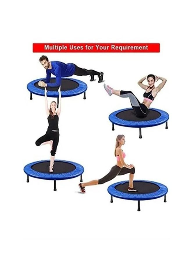 Max Strength 40'' Fitness Trampolines, Foldable Mini Trampoline for Adults and Kids with Safety & Anti-Skid Pads 120cm  - Image 4