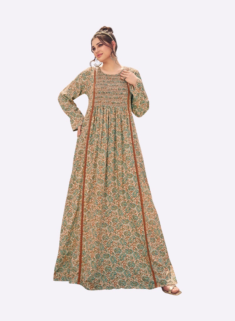 Sara Arabia Sara Arabia Paisley Maxi Jalabiya  - Image 1