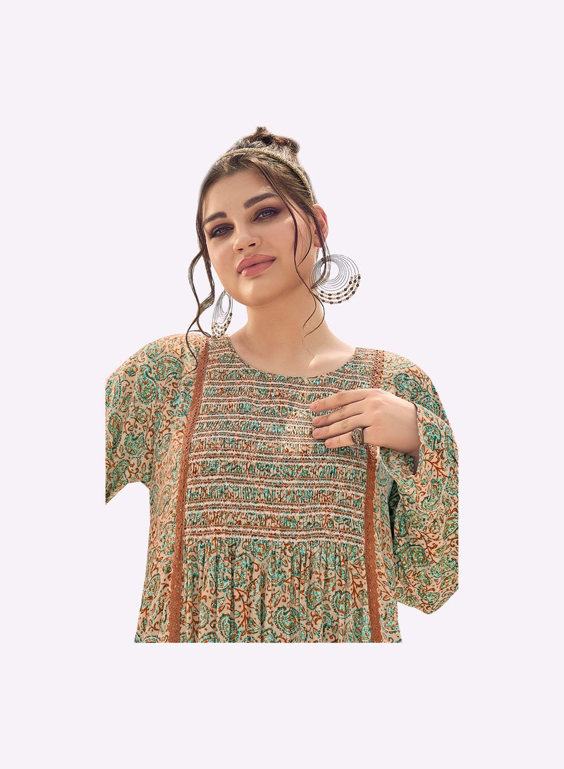 Sara Arabia Sara Arabia Paisley Maxi Jalabiya  - Image 3