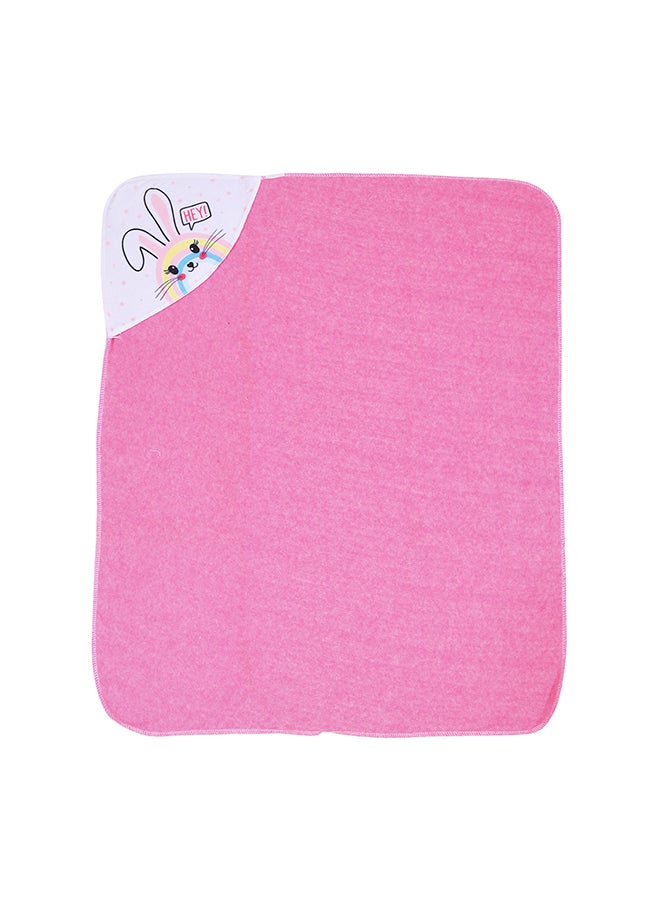 Status Contract Cotton Baby Blanket Pink Hey, 60 X 75 Cm - Image 1