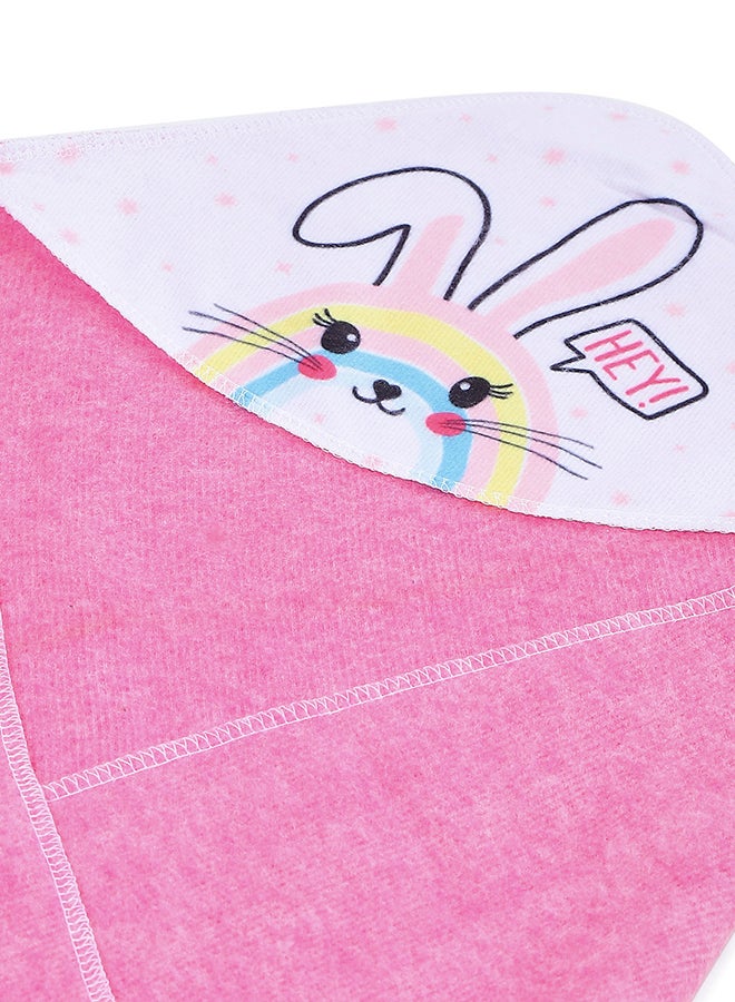 Status Contract Cotton Baby Blanket Pink Hey, 60 X 75 Cm - Image 4