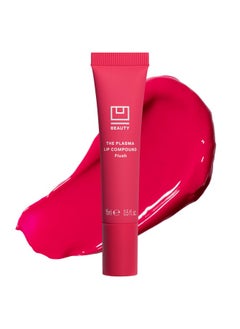 U Beauty U Beauty The PLASMA Tinted Lip Compound Anti-Wrinkle & Anti-Aging Treatment - Shimmery Plumping Lip Gloss with Hyaluronic Acid, Shea Butter, Salicylic Acid & Peptides to Deeply Hydrate,Flush - 15 mL  - Image 1