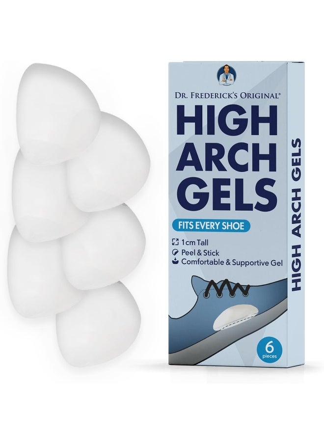 Dr. Frederick's Original - DFO Arch Support Insoles for Plantar Fasciitis Relief - 6Pcs - High Arch Support Inserts for Flat Feet - for Men & Women - Can be Worn with Shoes - Better than Foot Brace - Image 1