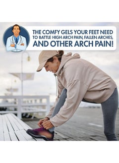 Dr. Frederick's Original DFO Arch Support Insoles for Plantar Fasciitis Relief - 6Pcs - High Arch Support Inserts for Flat Feet - for Men & Women - Can be Worn with Shoes - Better than Foot Brace  - Image 2