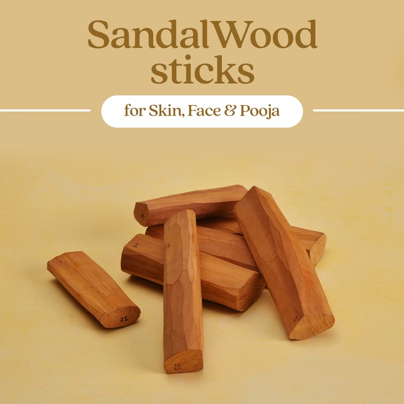 Naturalis Essence of Nature Sandalwood StickNatural Chandan stick for skin face and Pooja 37 GMS - Image 2