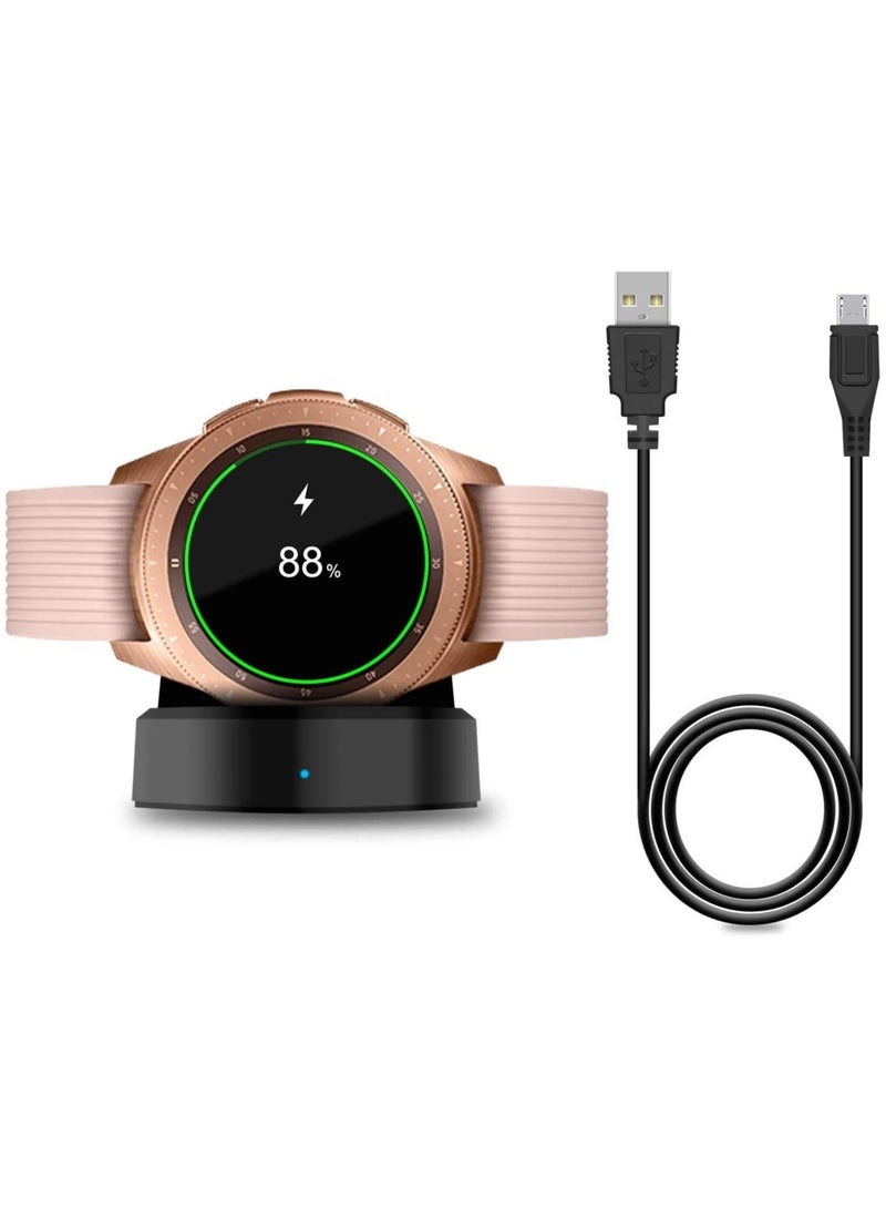 إلترازون Charger for New Samsung Galaxy Watch 42mm/46mm/S3, Upgraded Charging Cradle Dock for Samsung Galaxy Watch SM-R800/R810/R815 Smart Watch Charger - Image 1