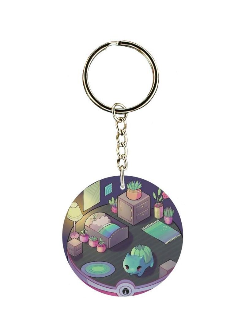 RKN Printed Dual Sided Keychain