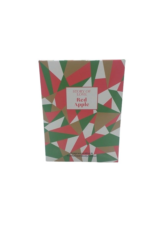 Influence Germany Red Apple 88 ml body mist + 90 ml Body Lotion Gift set - Image 3