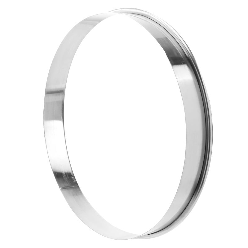 BESTonZON 7 Inch Cake Ring Stainless pastry rings round biscuit cutter Stainless Steel Cake Ring Steel Tart Ring - Image 1