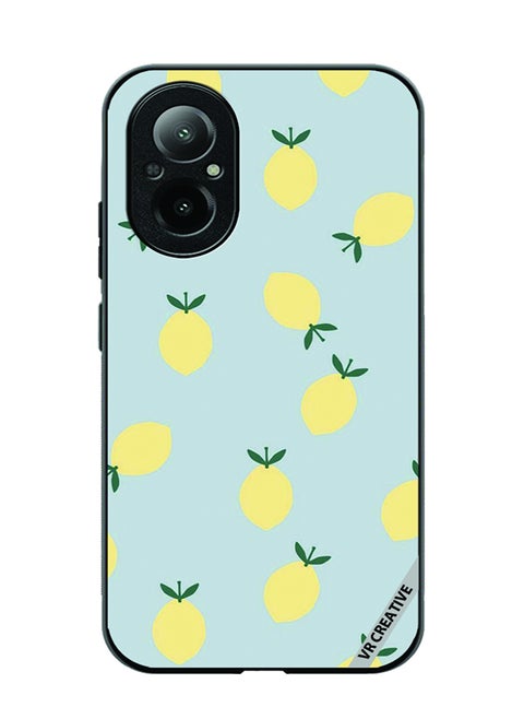 Protective Case Cover For Realme C67 4G Lemon Design Multicolour