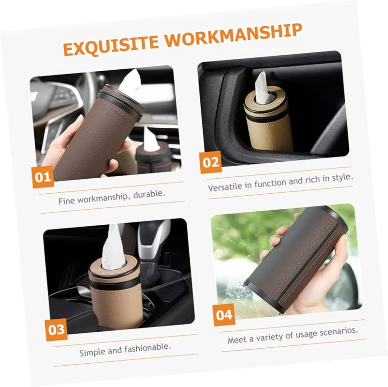 2 Pack Decorative Tissue Box Cover For Desktop Office Hotel Home Decor - Image 5