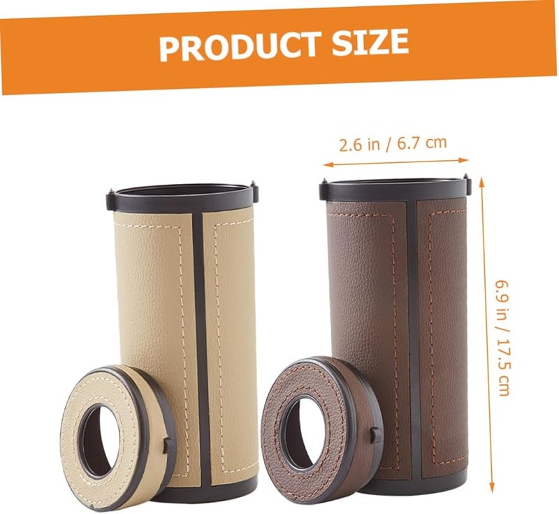 2 Pack Decorative Tissue Box Cover For Desktop Office Hotel Home Decor - Image 4