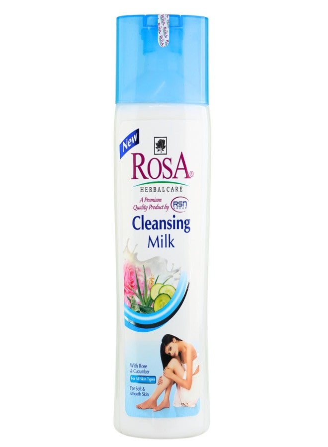 ROSA Cleansing Milk with Rose and Cucumber I Make up Remover I unisex, Pack of 1-1000 ml Each - Image 3
