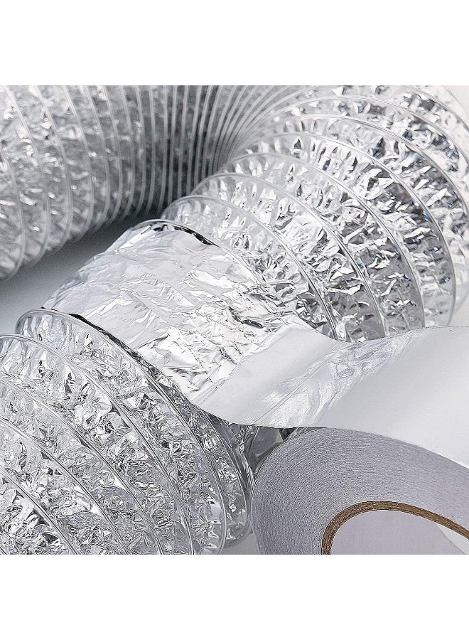 Biella Aluminium Foil Adhesive Tape Seal Insulate And Protect With Ease! Ideal For Roof Leaks Surface Cracks Window Gaps Pipes Boats Sealing And More 2Inch 1Pcs - Image 5