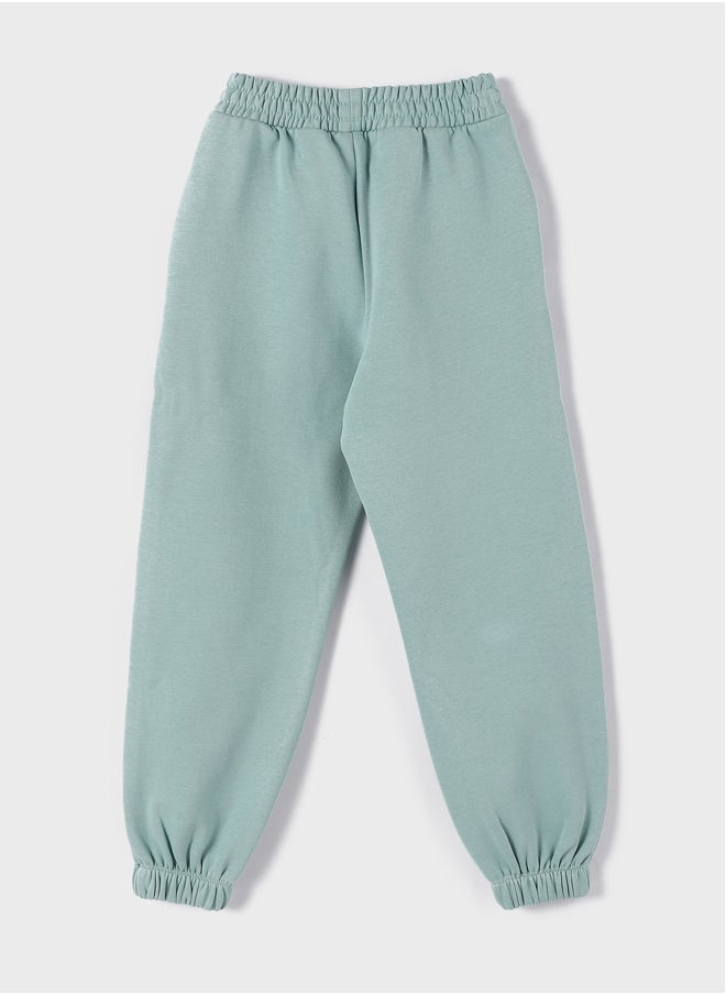 LC WAIKIKI Elastic Waist Printed Girl Jogger Sweatpants  - Image 2