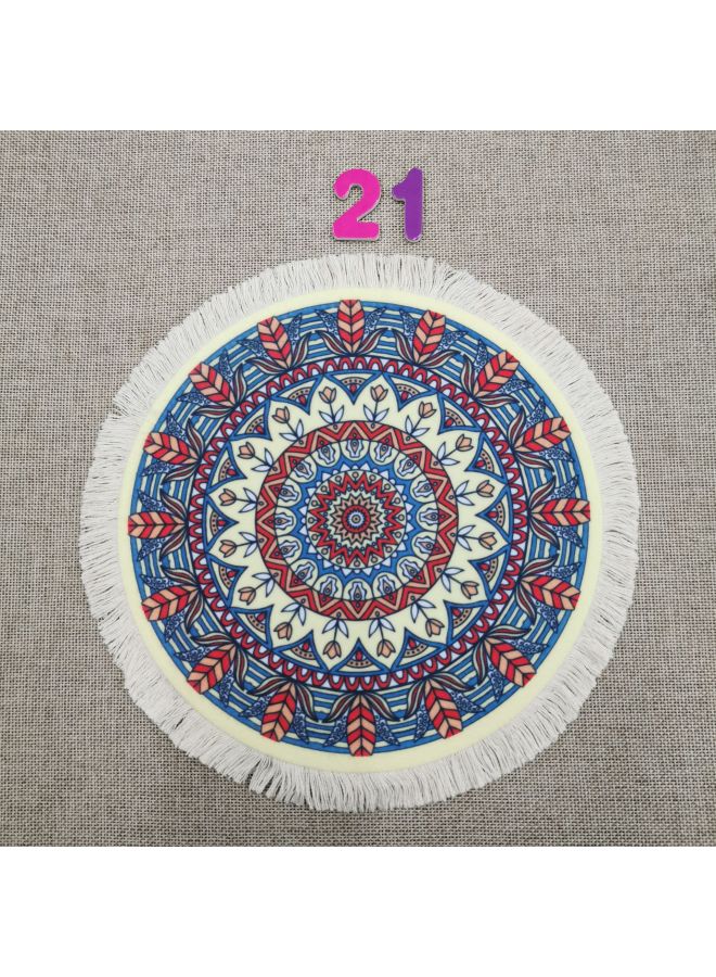 Direct Supply Innovative Carpet Dining Mat Persian Style Coaster, Flower Plate, Fruit Plate Mat Tea Pot Mat Decorative Mat-Specifications:21  - Image 1