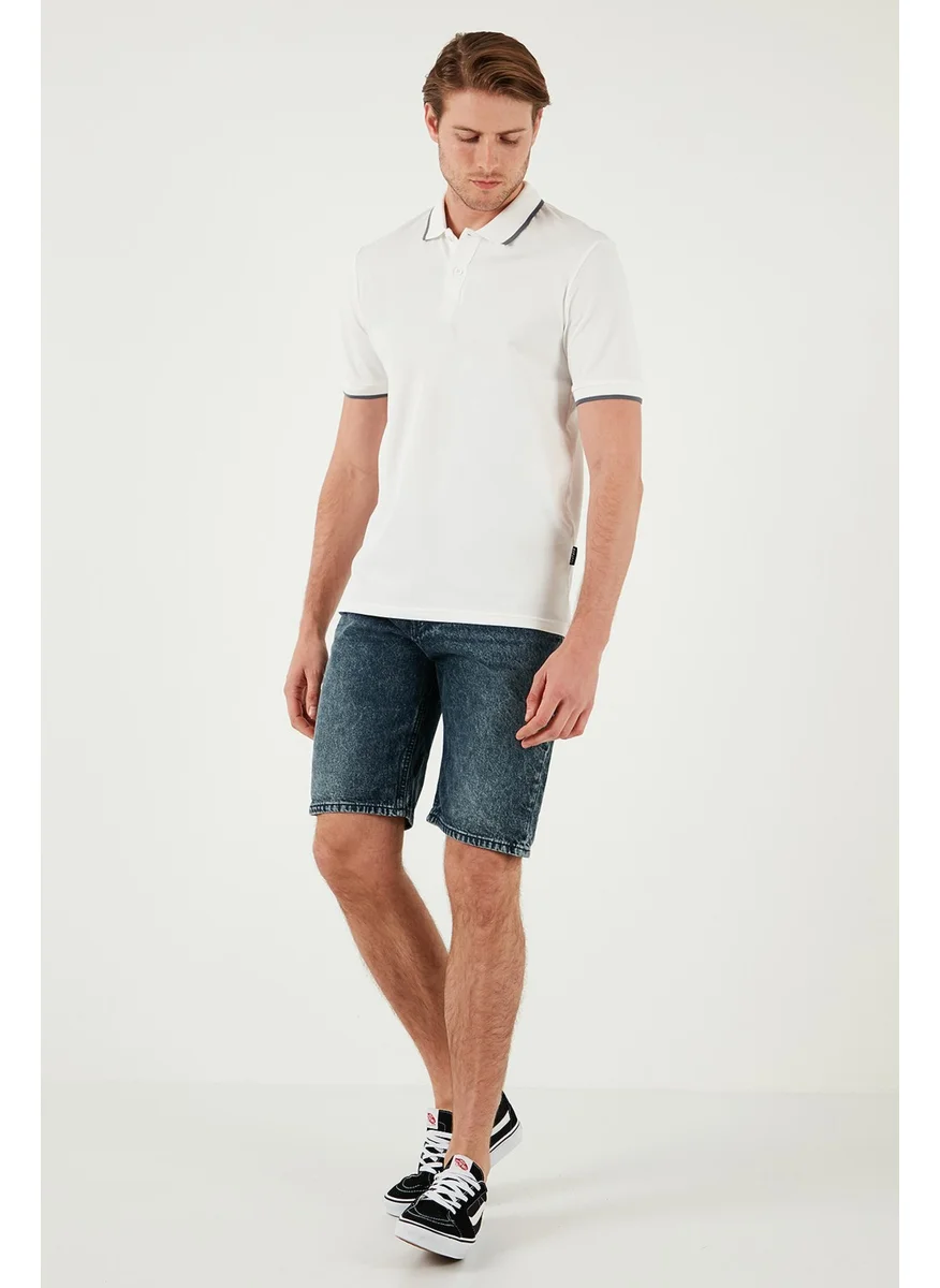 بوراتي Cotton Regular Fit Polo Neck T Shirt Men's Polo Neck T Shirt 5902063