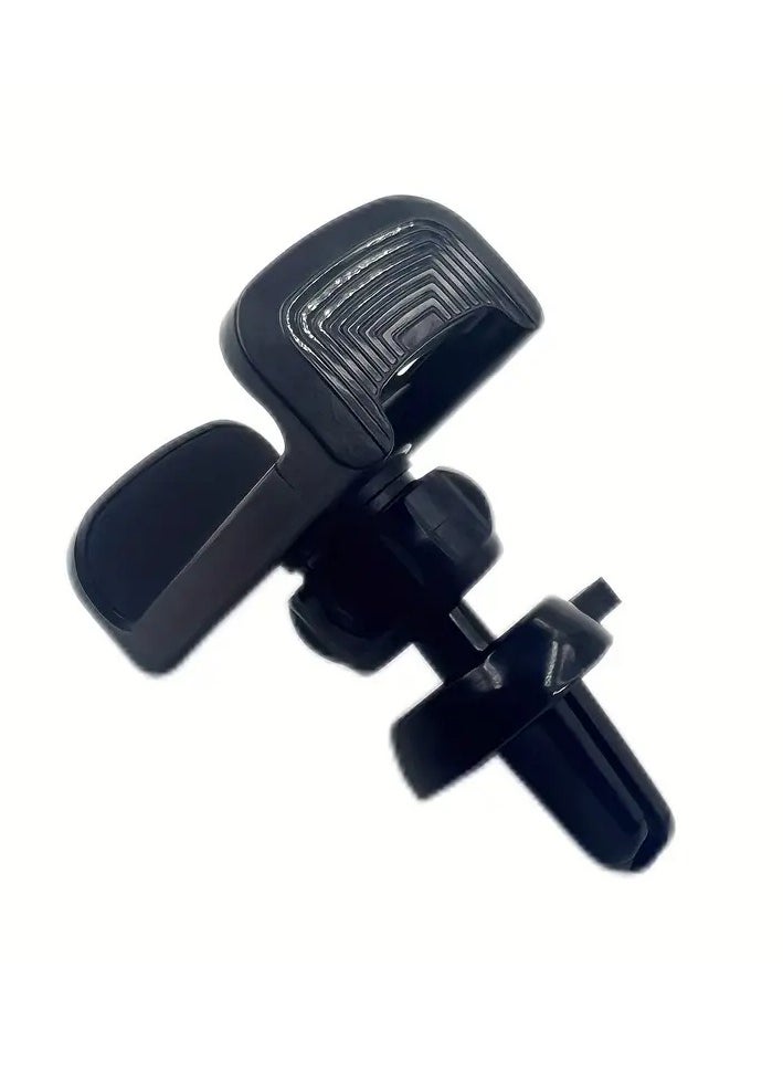ELTRAZONE ABS Material Rotatable Car Air Vent Phone Holder | Strong Magnetic Grip Universal Vehicle Mount | 360° Adjustable Secure Vent Clip Compatible with iPhone & Smartphones | Durable Non-Waterproof Design for Easy Access and Hands-Free Use - Image 1