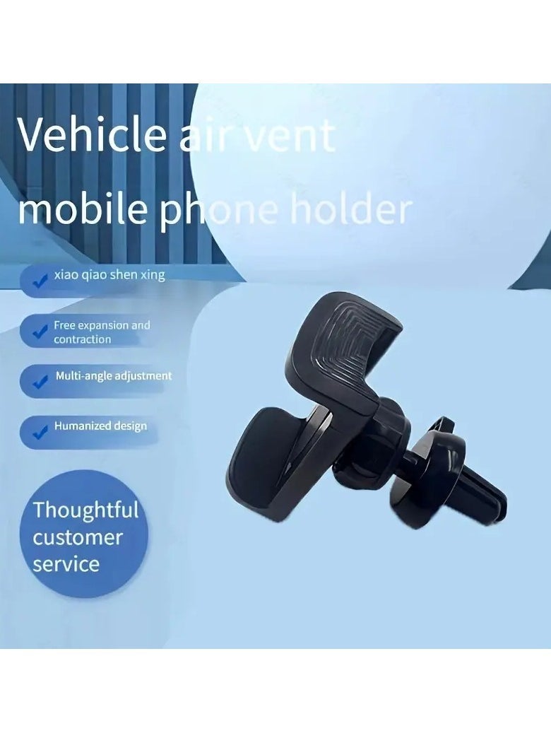 ELTRAZONE ABS Material Rotatable Car Air Vent Phone Holder | Strong Magnetic Grip Universal Vehicle Mount | 360° Adjustable Secure Vent Clip Compatible with iPhone & Smartphones | Durable Non-Waterproof Design for Easy Access and Hands-Free Use - Image 2