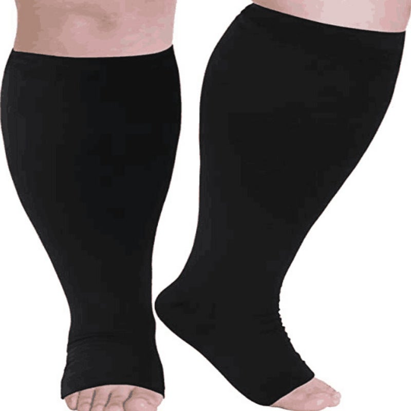 Plus Size Mid-Tube Vein Secondary Elastic Stockings Varicose Segmented Pressure 20-30Mmhg Vein Compression Stockings Size - Image 1