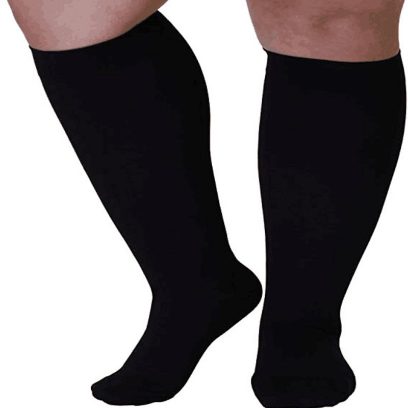 Plus Size Mid-Tube Vein Secondary Elastic Stockings Varicose Segmented Pressure 20-30Mmhg Vein Compression Stockings Size - Image 3