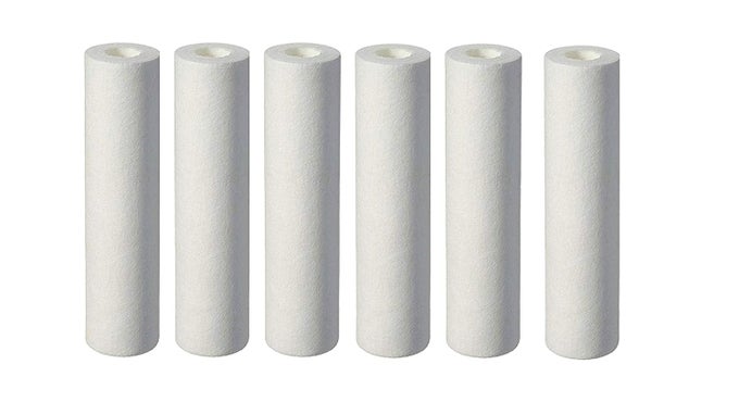 5 MICRON 10 INCH PP SPUN FILTER SUITABLE ALL TYPE RO WATER PURIFIER 6 PCS