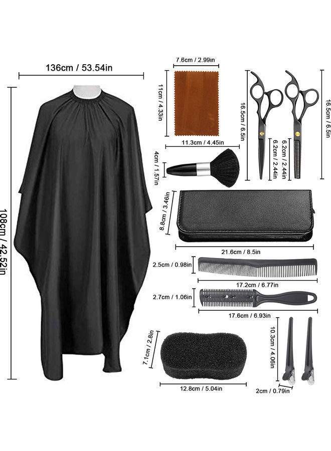 NIBEMINENT Portable Hair Cutting Kit Black - Image 3