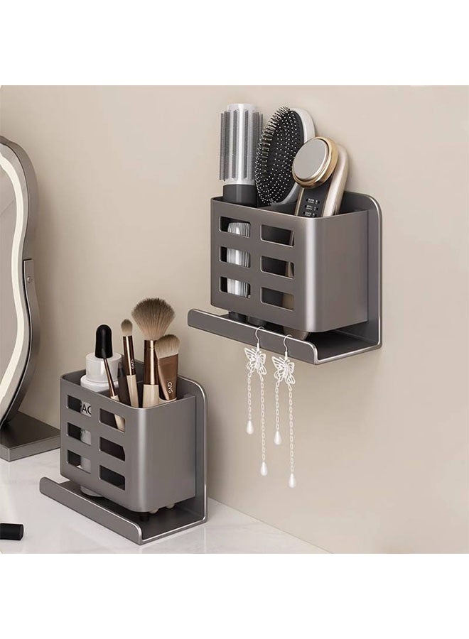 حامل فرشاة الأسنان، حامل فرشاة الأسنان المثبت على الحائط، حامل فرشاة الأسنان المصنوع من الألومنيوم بدون حفر، دعامة تعليق ذاتية اللصق، حامل شفرة حلاقة فرشاة الأسنان للاستحمام، موزع معجون أسنان متعدد الوظائف موفر للمساحة، منظم فرشاة الأسنان بفتحتين، مناسب لفرشاة الأسنان ومعجون الأسنان وشفرة الحلاقة والمشط وما إلى ذلك لتخزين الحمام - Image 3