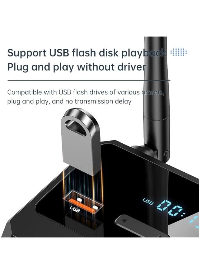 Bluetooth 5.3 Receiver, RCA Bluetooth Adapter for Home Stereo, Support Optical AUX 3.5mm, RCA Bluetooth Receiver Adapter for Stereo Speakers, Home Music Streaming Stereo System