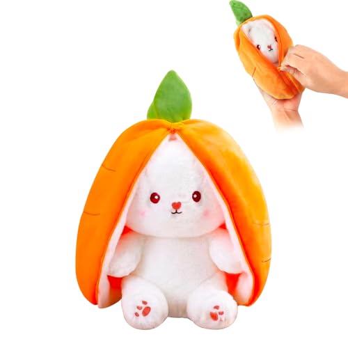 Softdreams Soft Plush Toy for Kids – Cute Stuffed Animal Soft Toy – Soft Cuddly Toy for Baby Boys & Girls, Return Gift -Carrot Bunny 30cm - Image 1