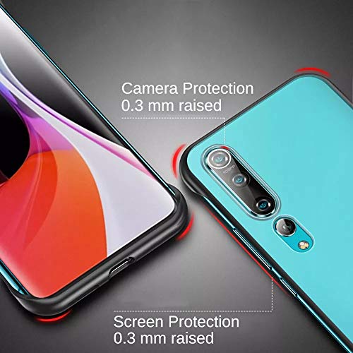 REALCASE Xiaomi Mi 10 5G / Mi 10 Pro 5G Back Cover Case | Stylish Slim Frameless Hard Matte Back TPU Shock Proof Bumper Back Cover Case for Xiaomi Mi 10 5G / Mi 10 Pro 5G (F-Black) - Image 4