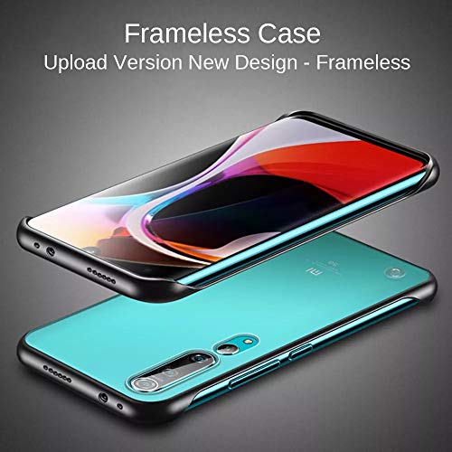REALCASE Xiaomi Mi 10 5G / Mi 10 Pro 5G Back Cover Case | Stylish Slim Frameless Hard Matte Back TPU Shock Proof Bumper Back Cover Case for Xiaomi Mi 10 5G / Mi 10 Pro 5G (F-Black) - Image 5