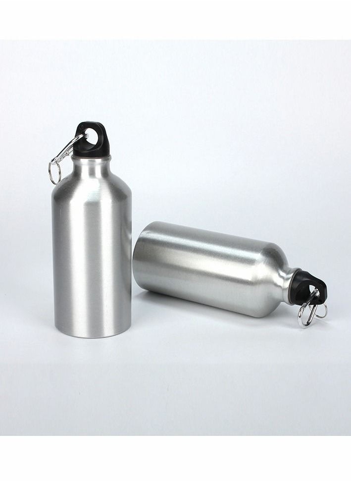 SYOSI - Aluminum Water Bottle 20 OZ Aluminum Bike Water Bottle Lightweight Aluminum Reusable Bottles Leak Proof Aluminum Sports Bottle Travel Bottles with Twist Cap and Buckle, for Camping, 5 Pieces - Image 1
