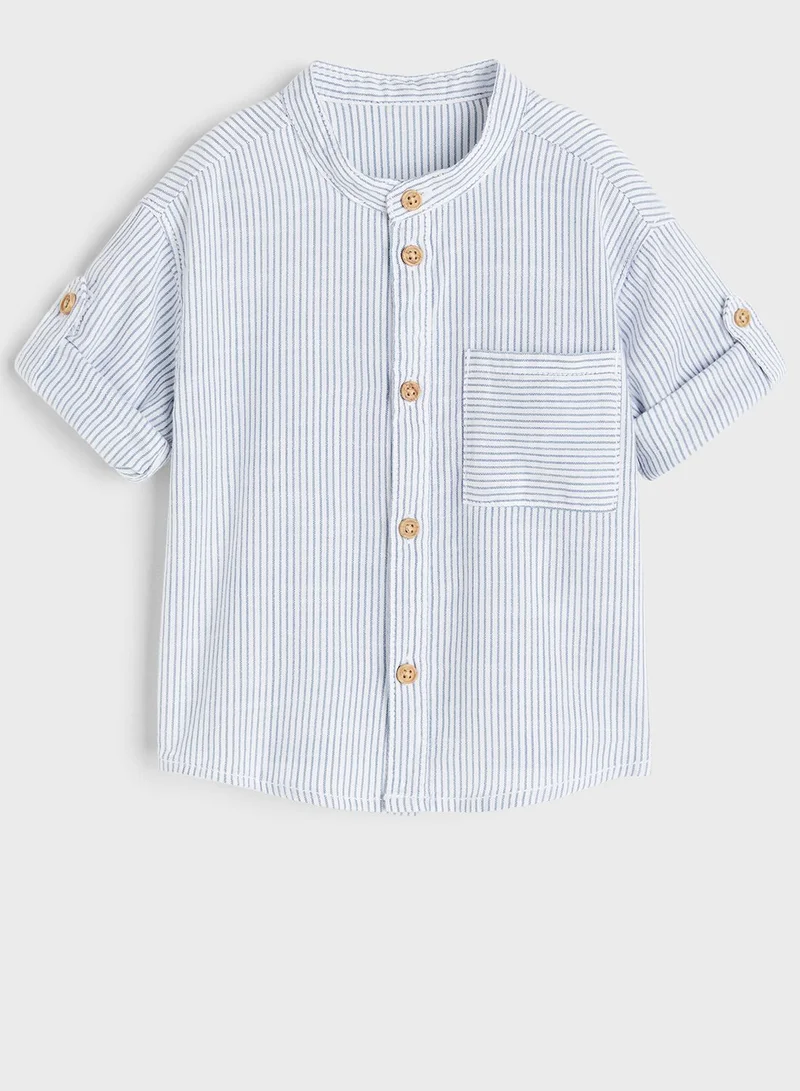 H&M Kids Grandad Cotton Shirt