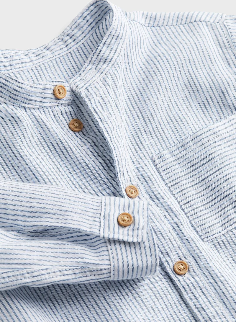 H&M Kids Grandad Cotton Shirt