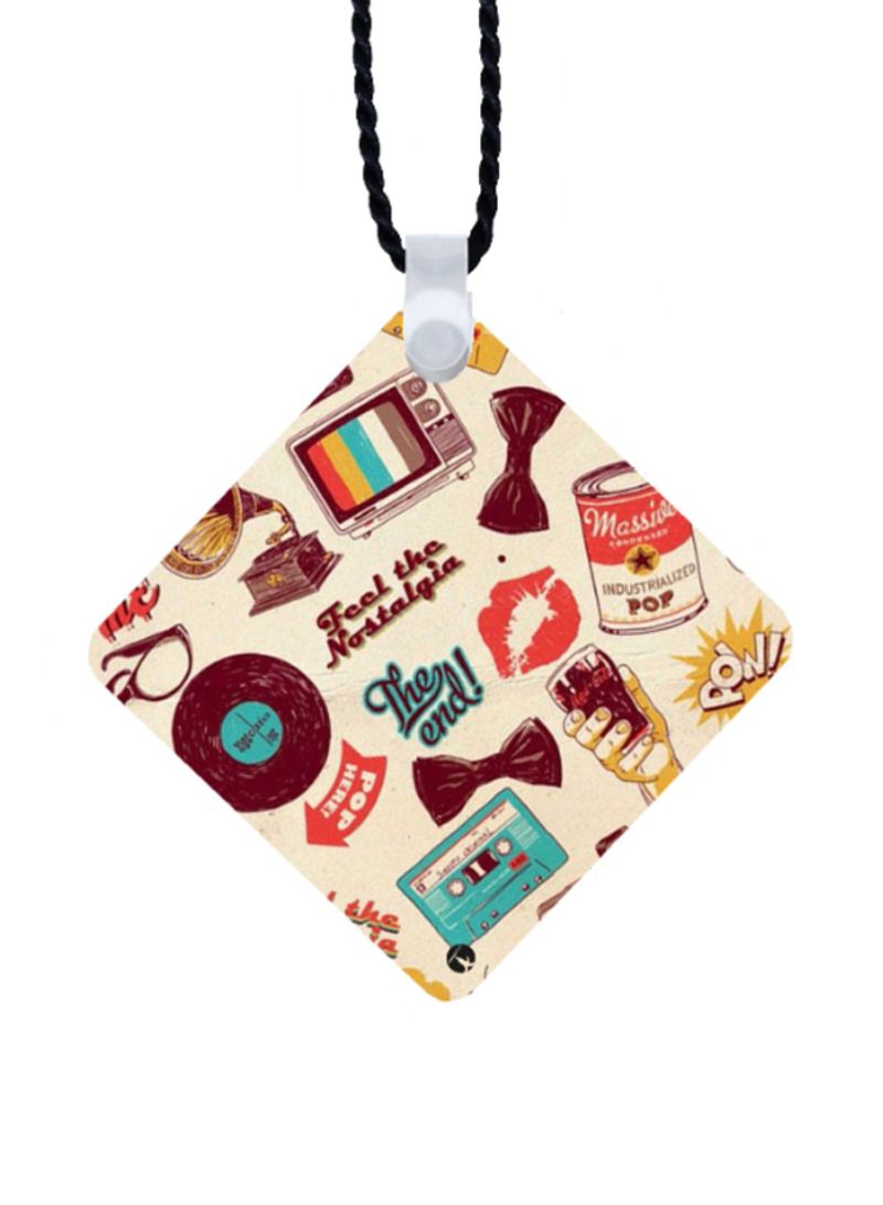 RKN Random Stuff Printed Car Mirror Pendant - Image 2