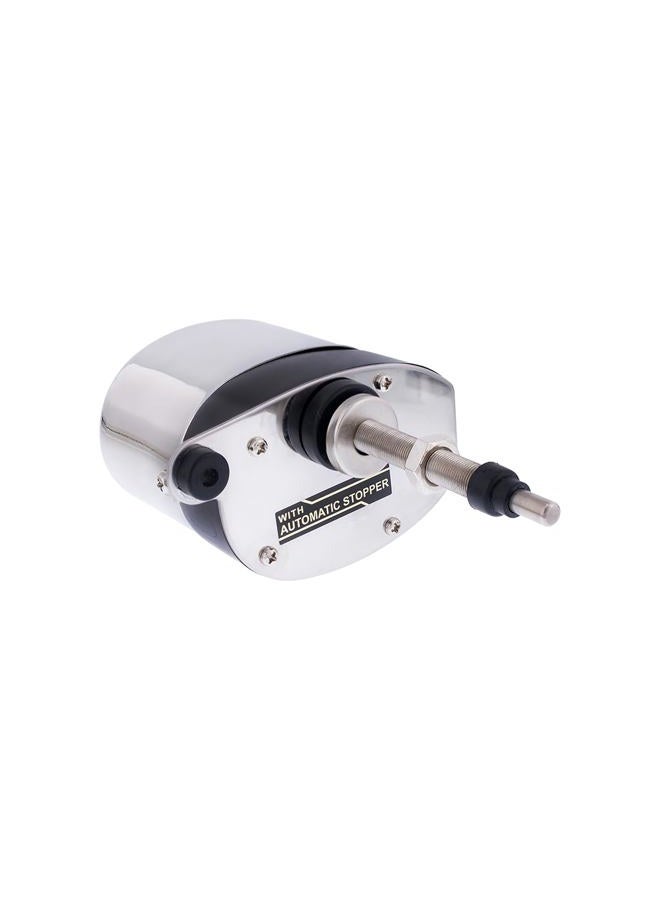 United Pacific Electric Wiper Motor Set, Stainless Steel Housing w/Wiper Arm & Blade, (A6236) - Image 5