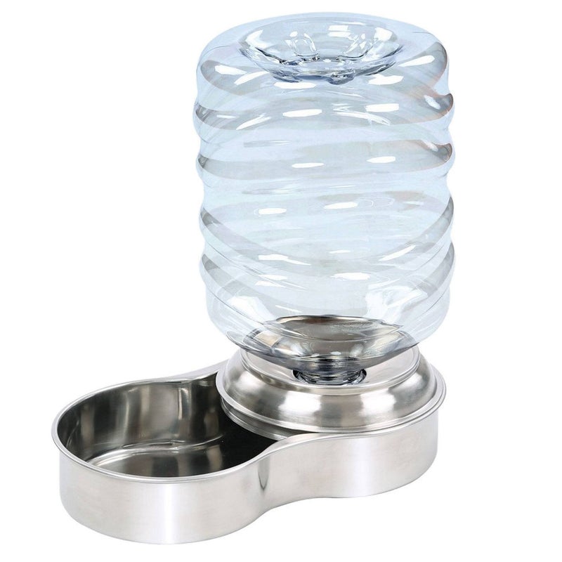 Etna Stainless Steel Pet Dog Cat Water Fountain Bowl, Holds 3 Liters - Image 4