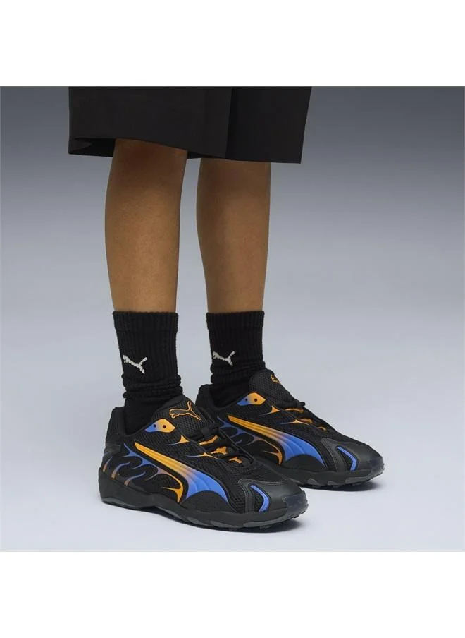 Puma PUMA Black-Orange Glo Inhale Sneakers Unisex for Men | Best Price UAE