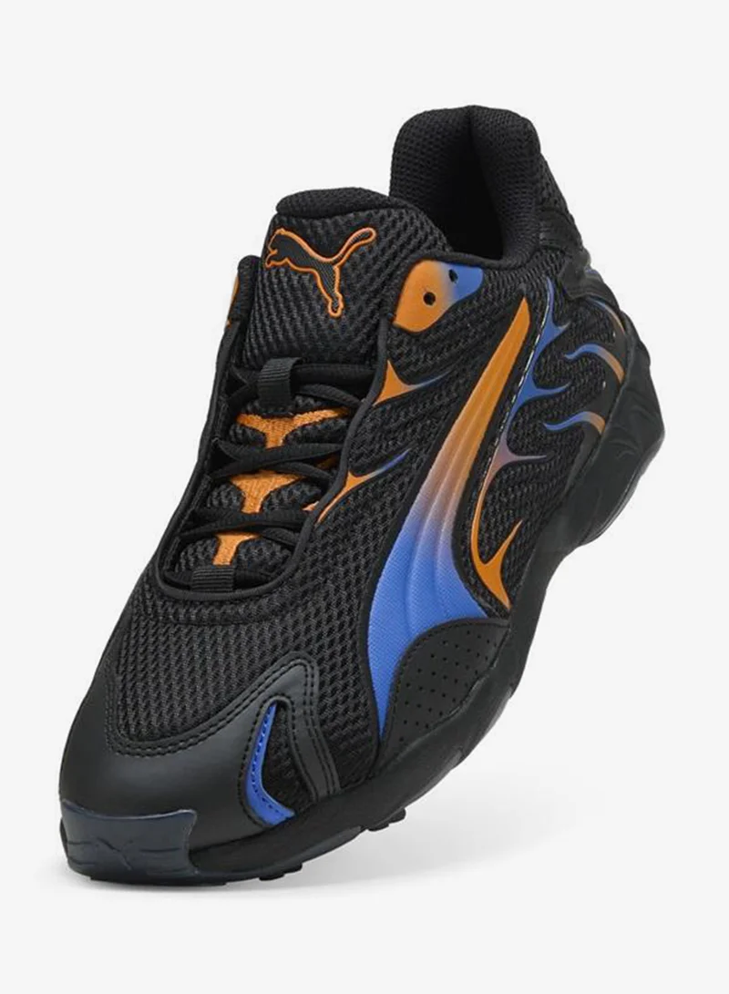 Puma PUMA Black-Orange Glo Inhale Sneakers Unisex for Men | Best Price UAE