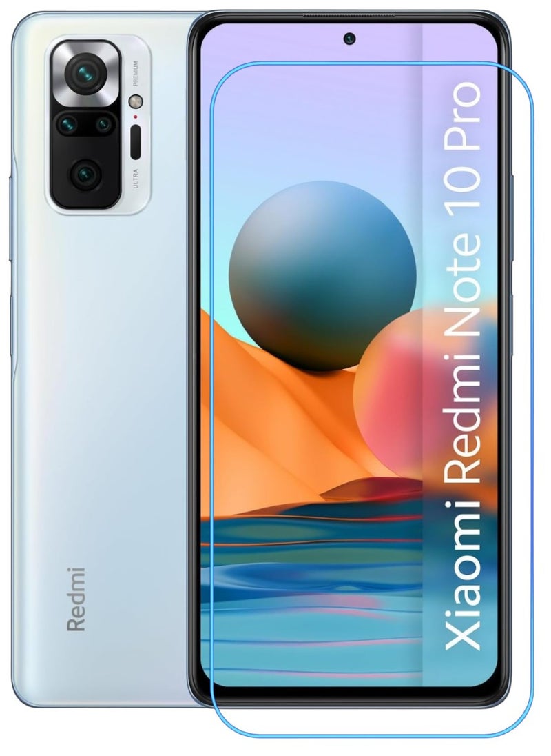 ACLIX Antistatic ESD Dustproof Premium Quality High Definition Clear Tempered Glass Screen Protector Designed For Xiaomi Redmi Note 10 Pro - Image 1
