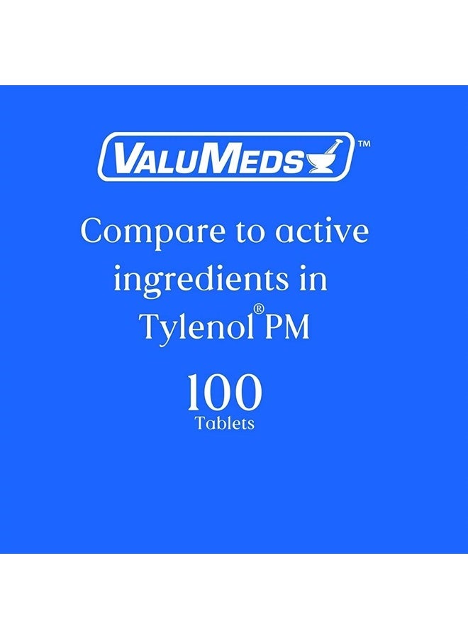 ValuMeds PM Pain Reliever and Nighttime Sleep Aid (375 Count) Acetaminophen 500mg | Fast-Acting Relief for Headaches, Migraines, Minor Aches | Non-Habit Forming Compare to Tylenol PM - Image 5