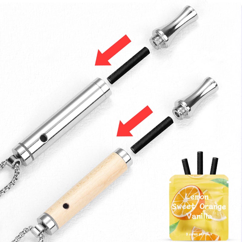 ASTOFLI Adult Quit Smoking Breathing Necklace: Adjustable Air Inhaler Stop Smoking Aids Fidget for Stress Anxiety Relief Smokless Inhaler - Air Outlet Breathing Necklace to Quit Smoking and Vape - Image 3