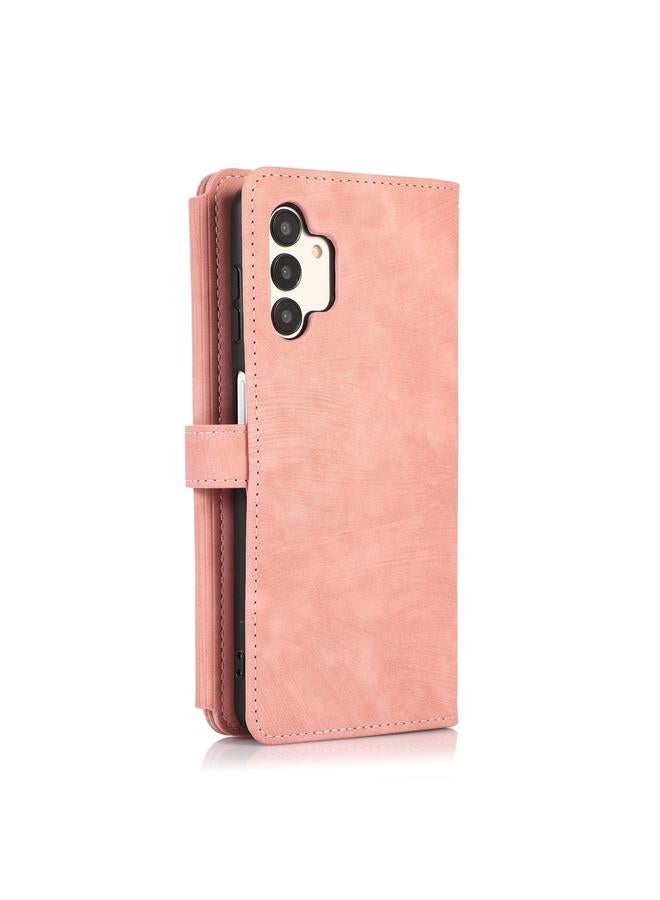 اس-توب جراب لهاتف Samsung Galaxy A13 4G / 5G / A04 / A04s Dream 9-Card Wallet Bag Zipper Leather Phone Case - Image 3