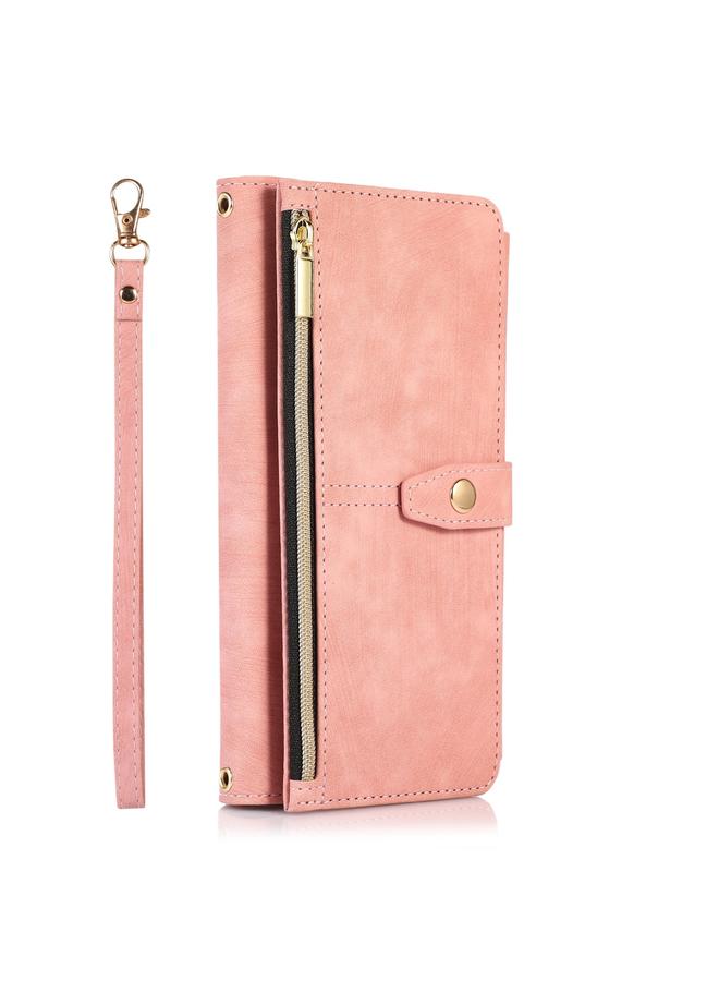 اس-توب جراب لهاتف Samsung Galaxy A13 4G / 5G / A04 / A04s Dream 9-Card Wallet Bag Zipper Leather Phone Case - Image 2